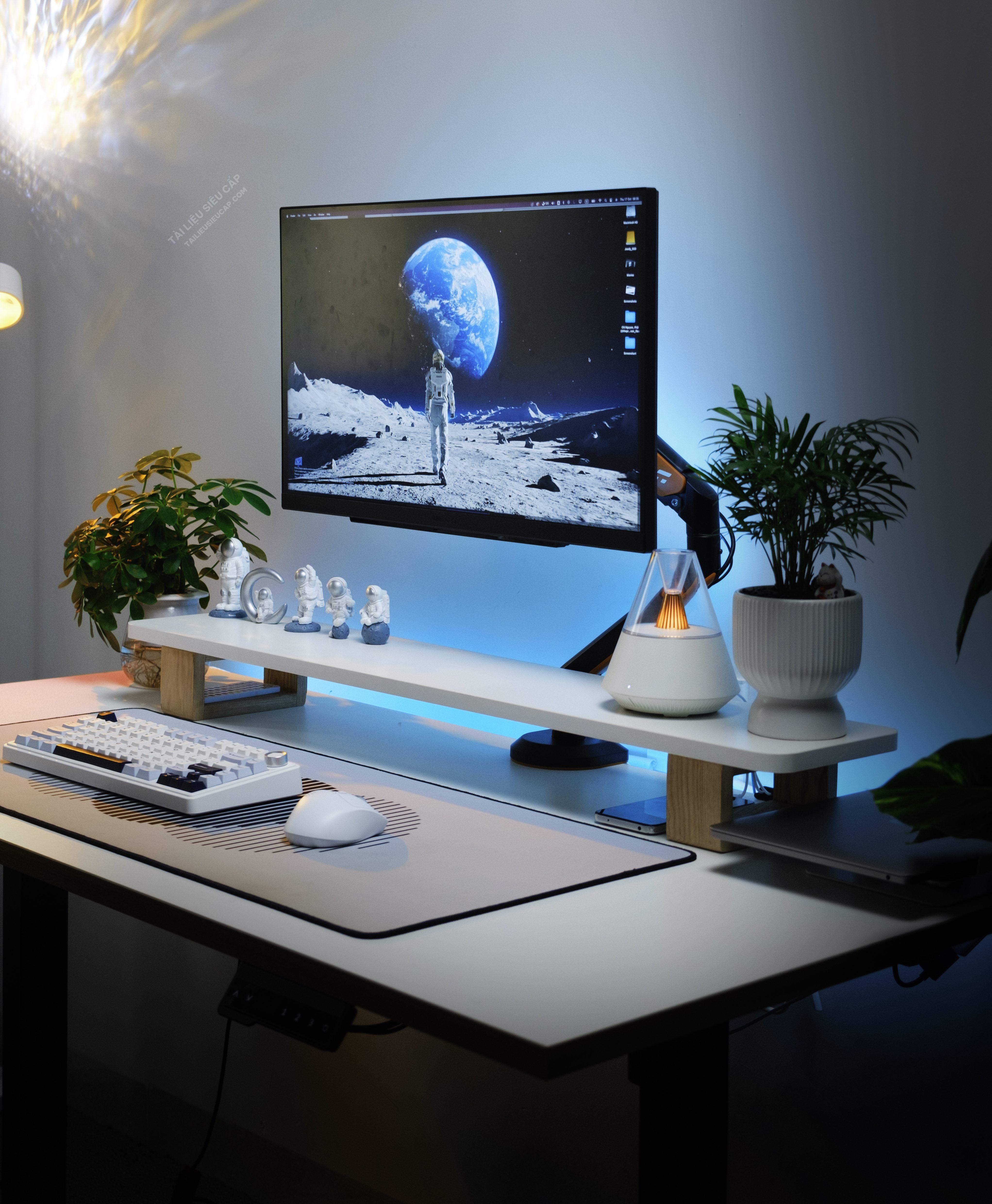 Không gian làm việc tại nhà gọn gàng giúp tăng hiệu quả